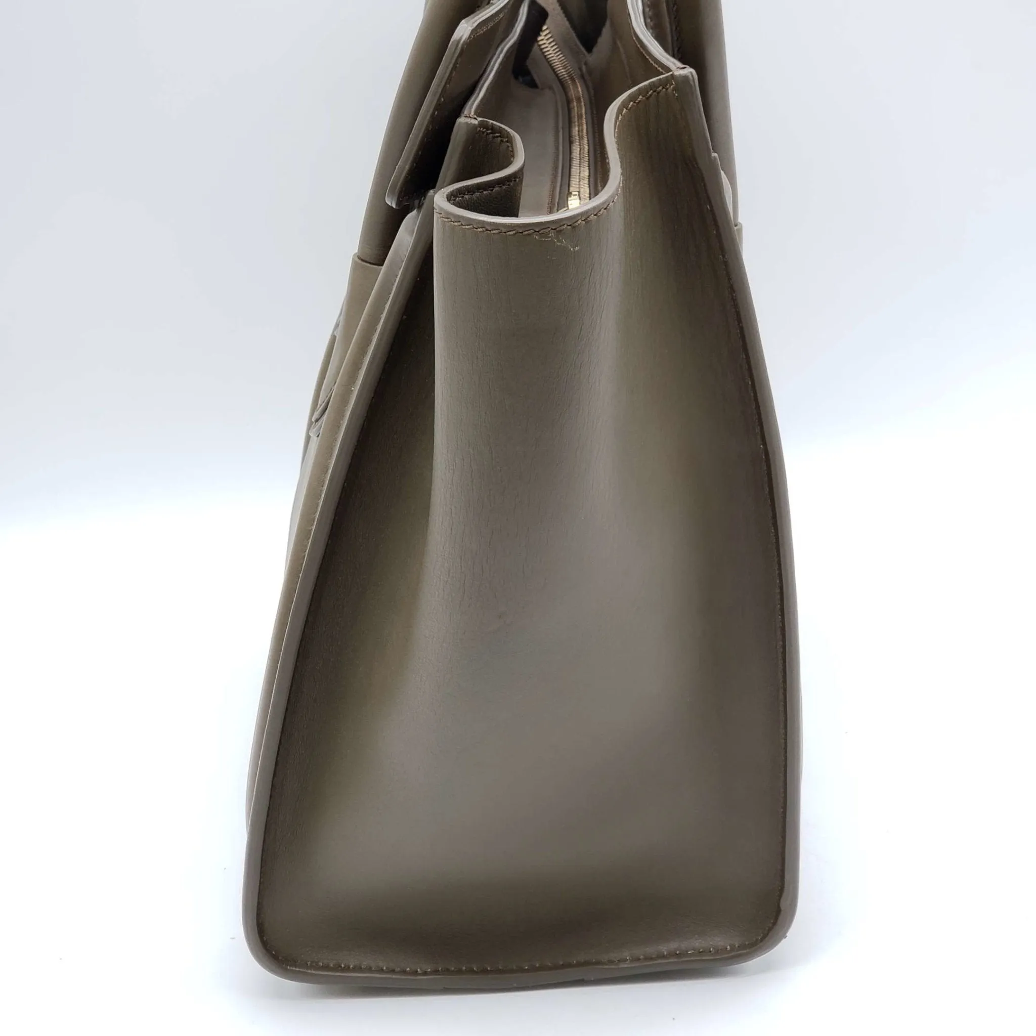 CELINE Micro Luggage Calfskin Hand Bag