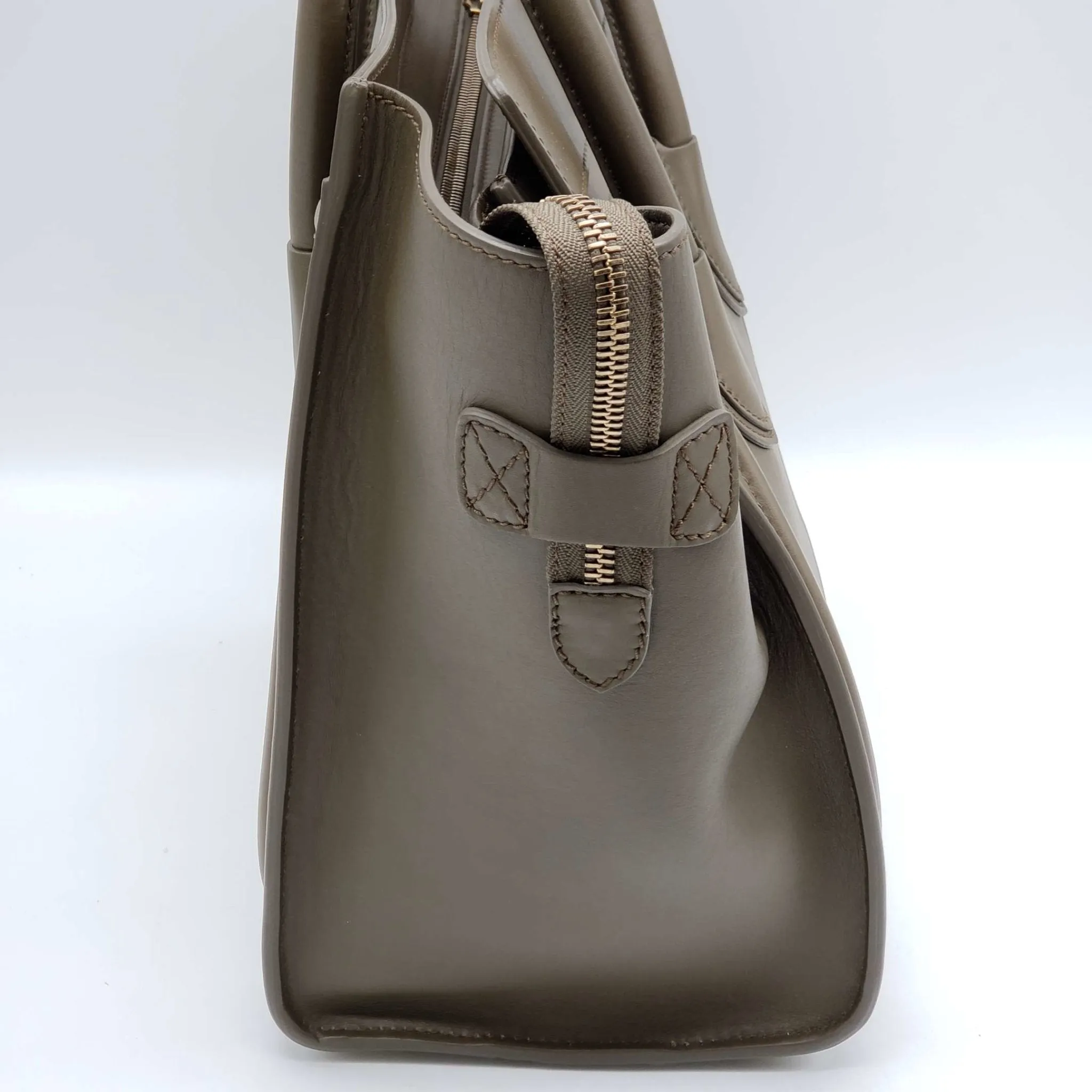CELINE Micro Luggage Calfskin Hand Bag