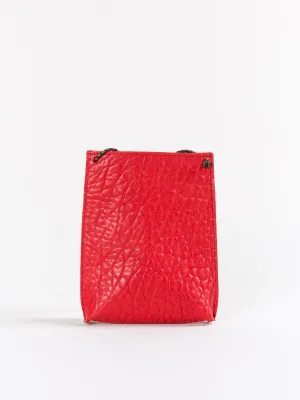 cell pouch - lipstick washed lamb