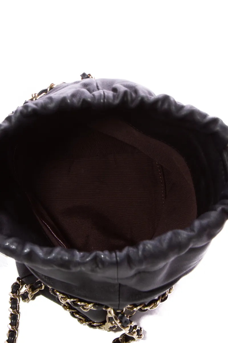 Chain Cage Bucket Bag