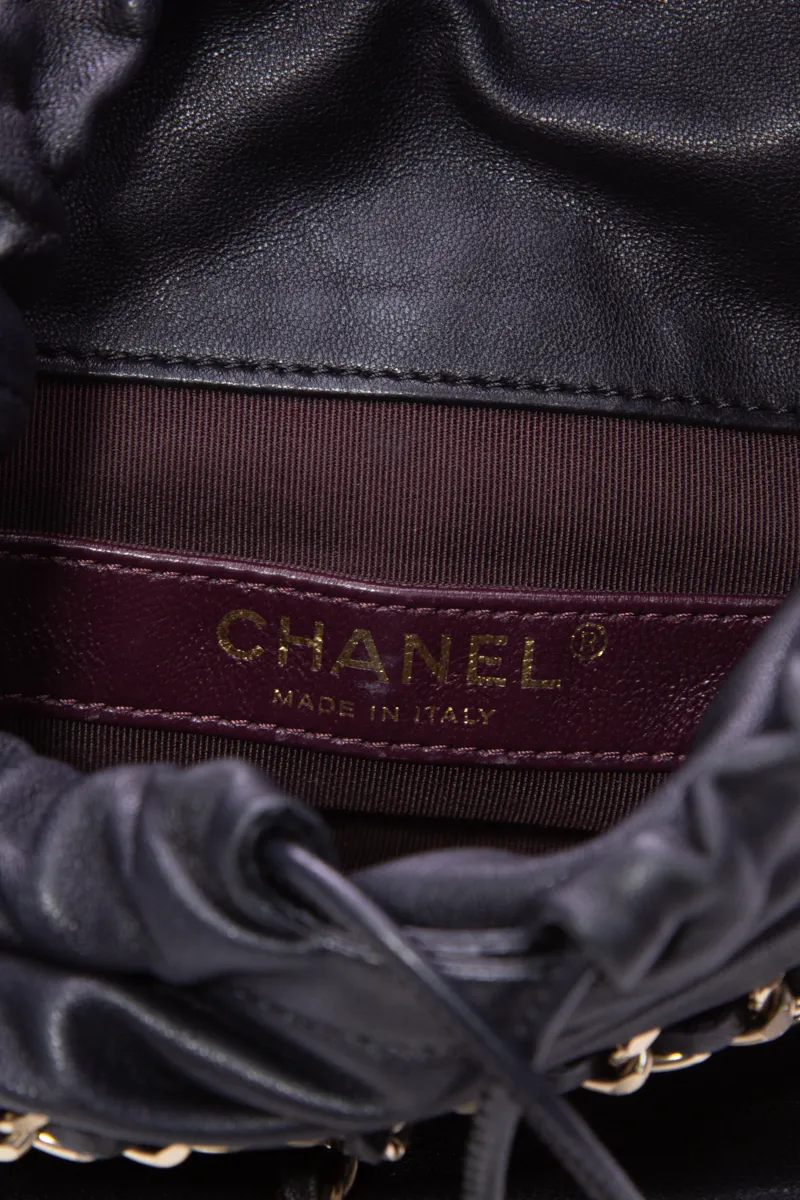 Chain Cage Bucket Bag