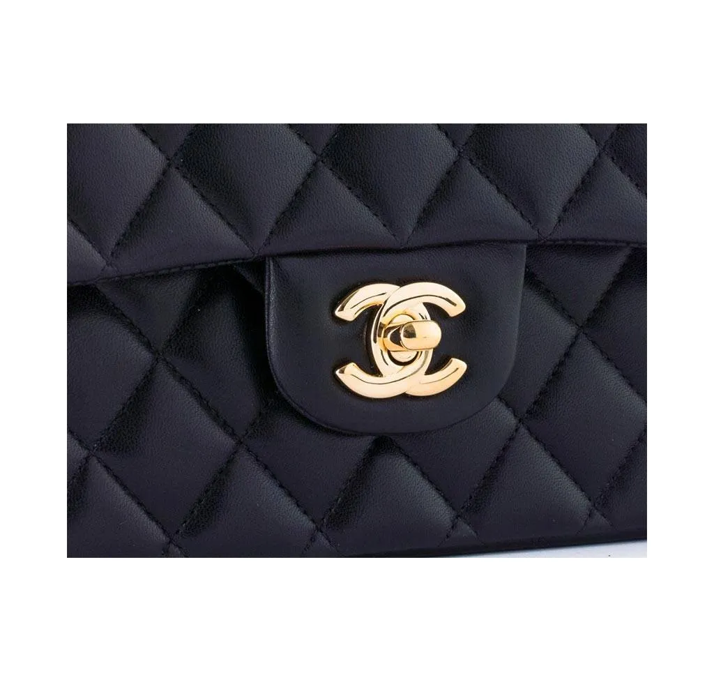 Chanel Black Boy Bag Calf Leather