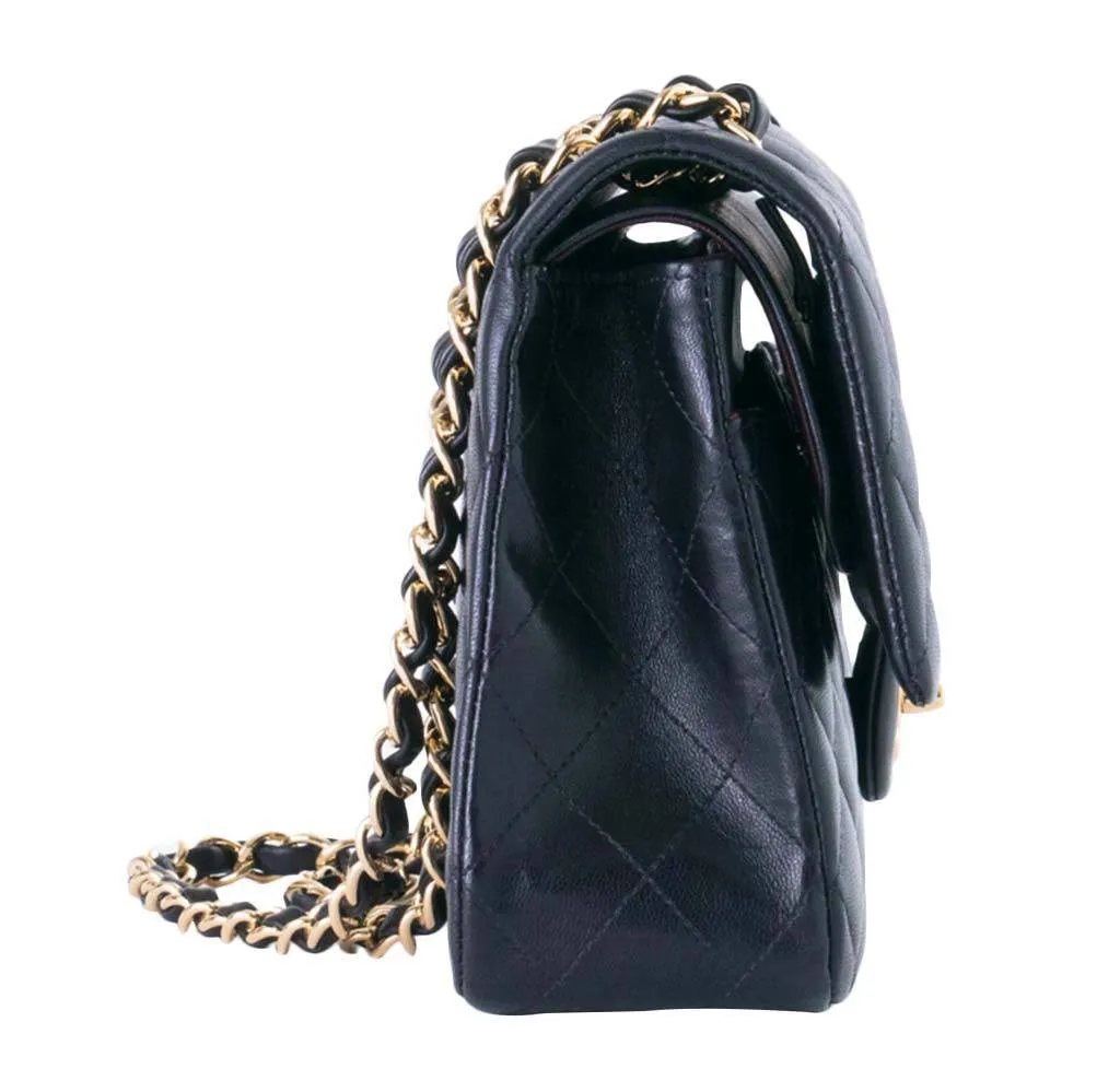 Chanel Black Boy Bag Calf Leather
