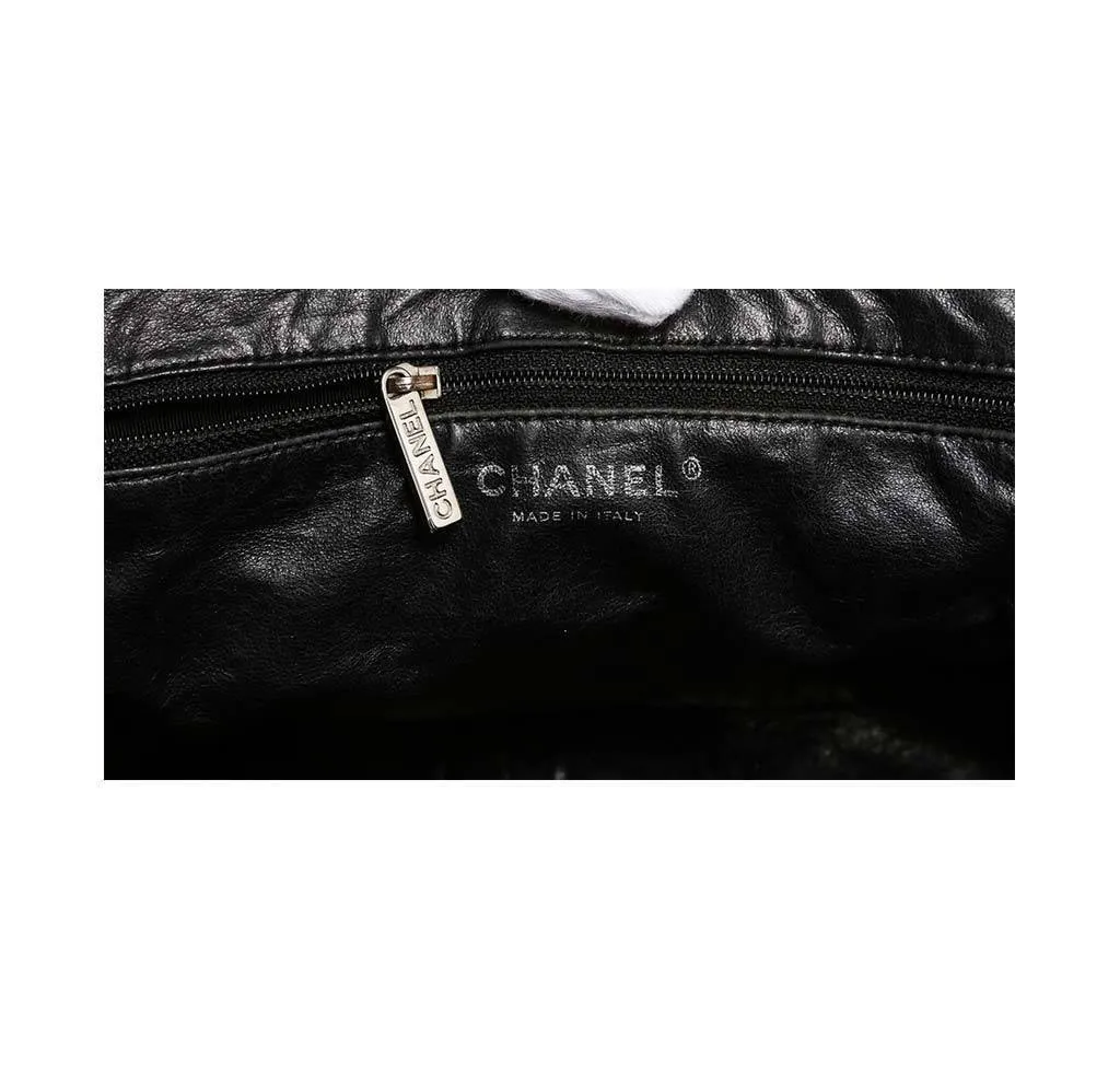 Chanel Black Half Moon Shoulder Bag