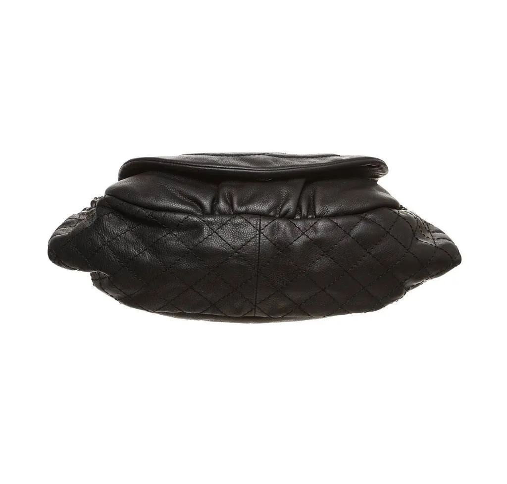 Chanel Black Half Moon Shoulder Bag