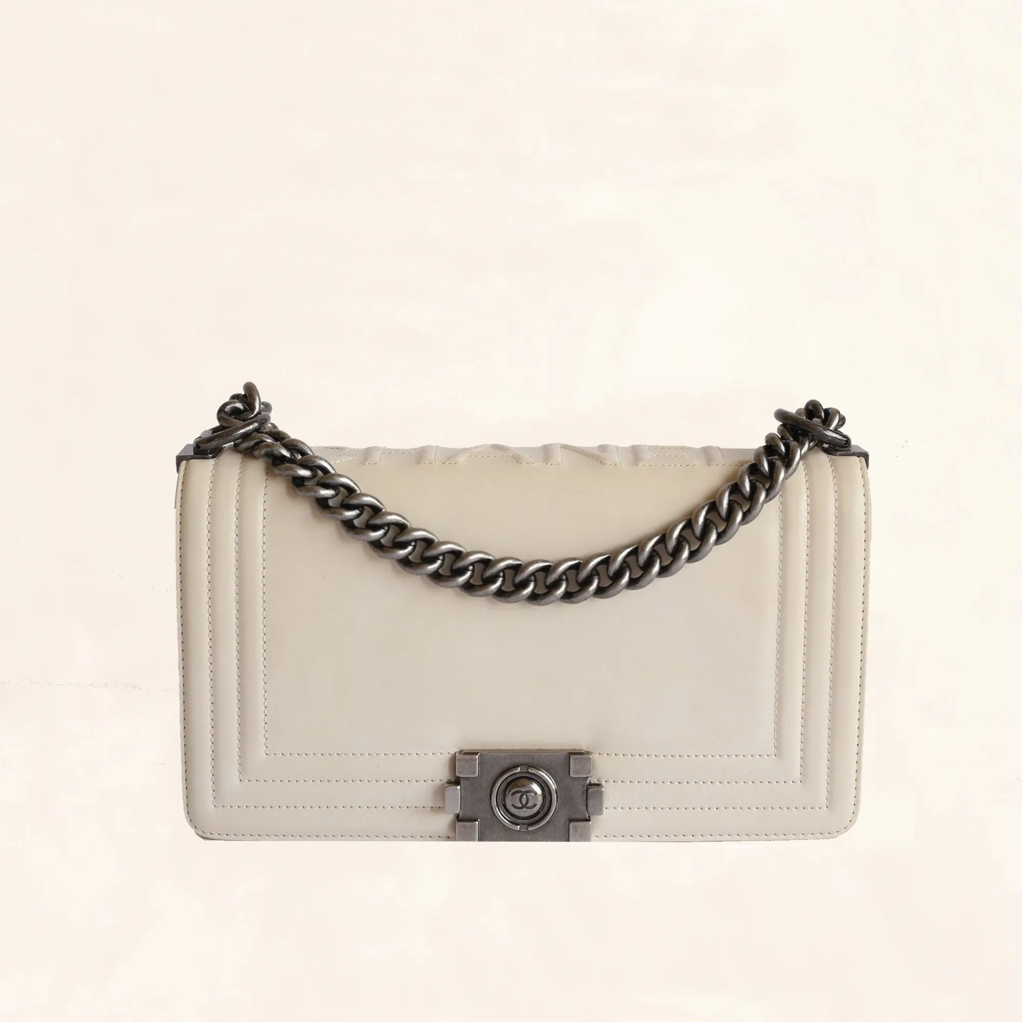 Chanel | Calfskin Boy Bag | Old Medium