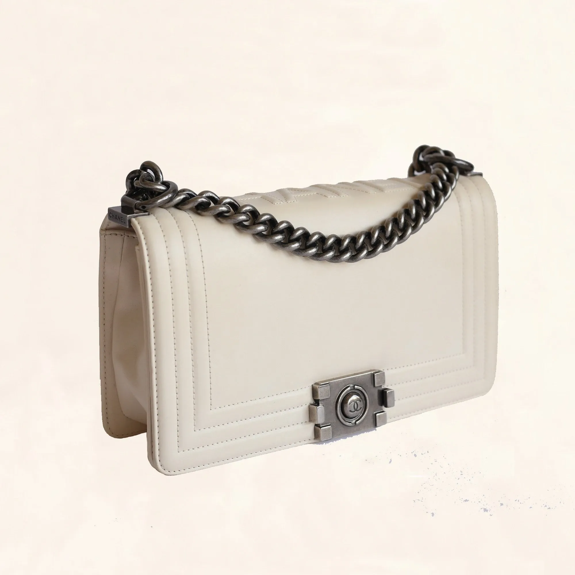 Chanel | Calfskin Boy Bag | Old Medium