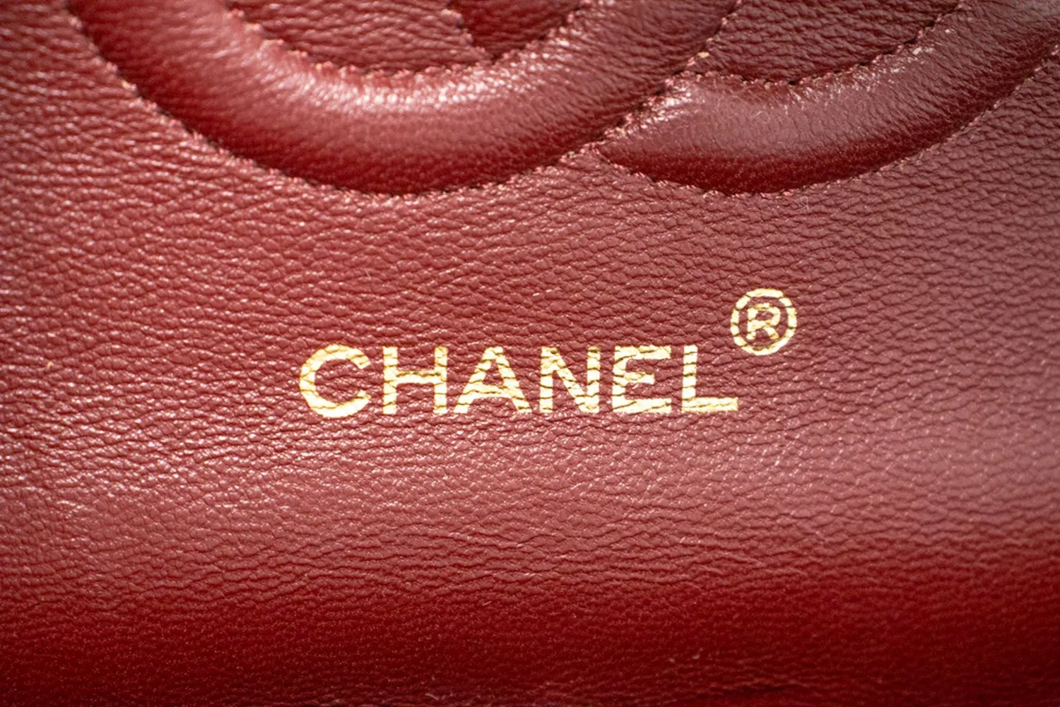 CHANEL Classic Double Flap 10" Chain Shoulder Bag Black Lambskin n72
