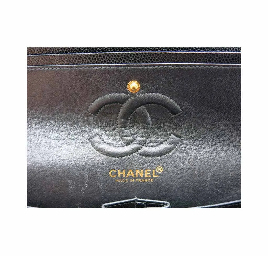 Chanel Classic Double Flap Bag Black
