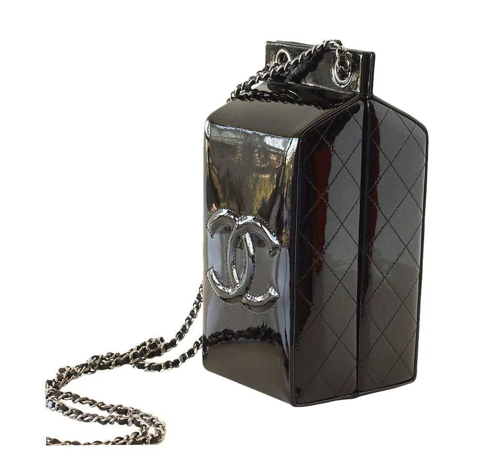 Chanel Milk Carton Limited Edition Bag Black