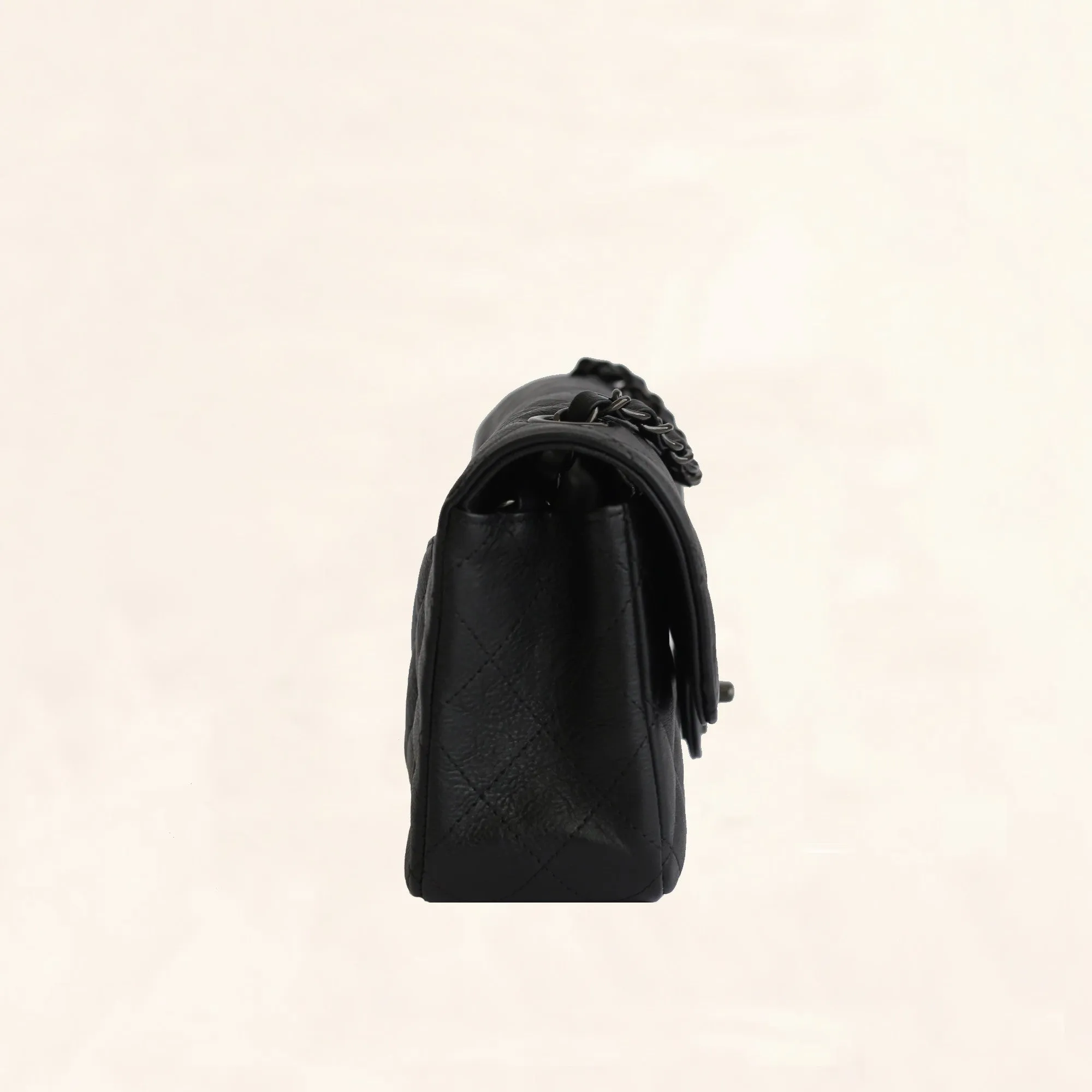 Chanel | So Black Rectangular Classic Flap | Mini