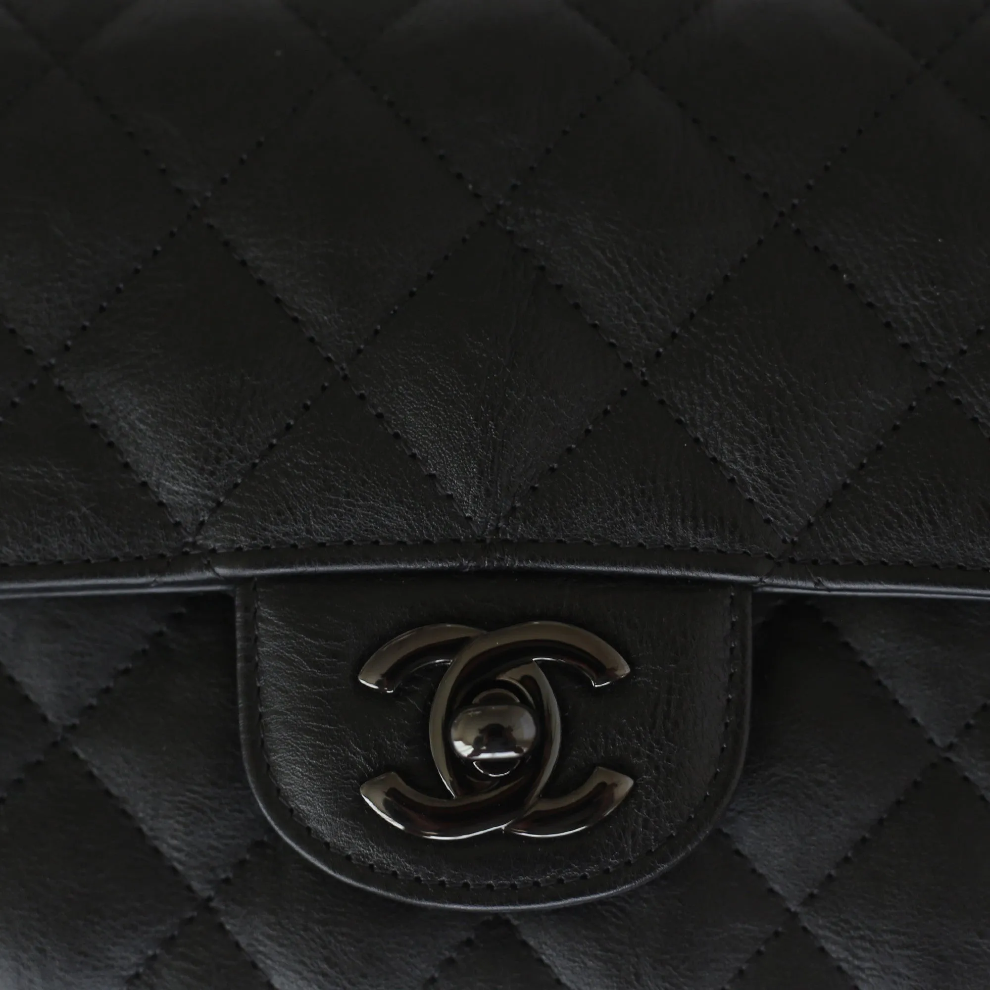 Chanel | So Black Rectangular Classic Flap | Mini