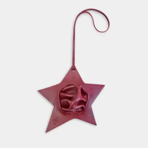 Charm Phụ kiện Ngôi sao Zigzag màu Đỏ đô