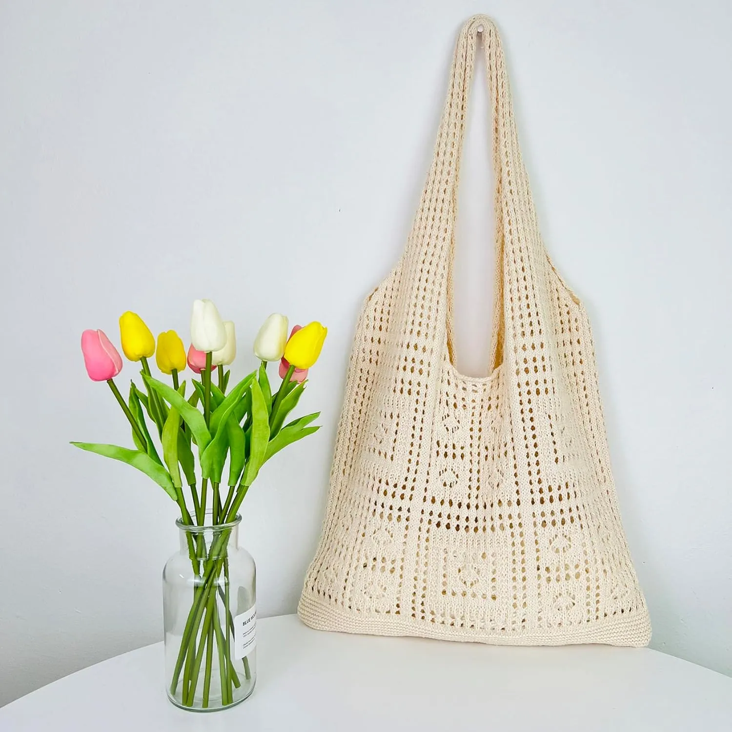 Chic Knitted Shoulder Tote Bag
