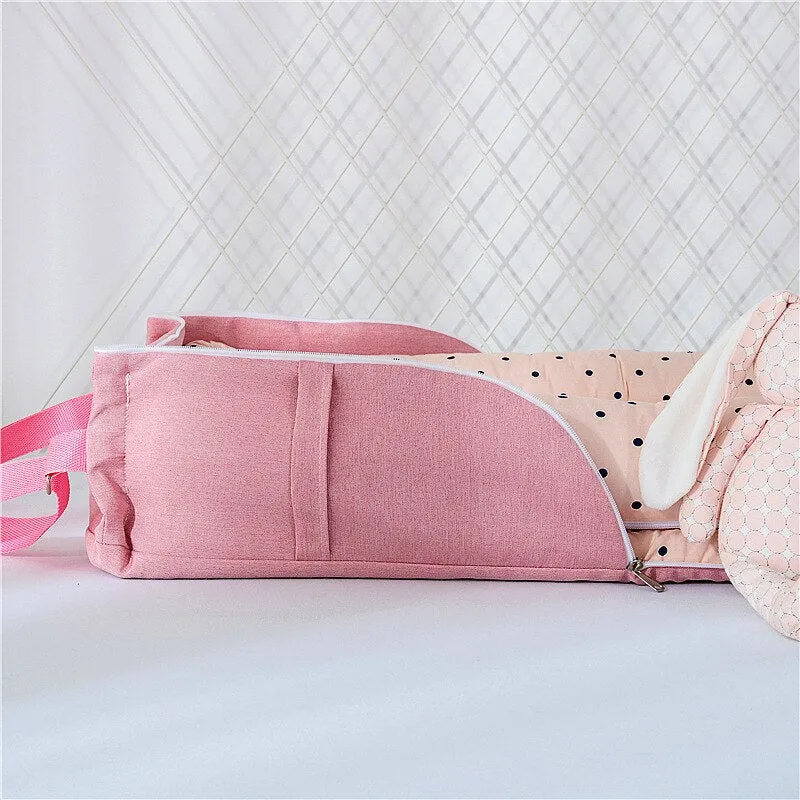 CHICURE- Portable Newborn Baby Crib Nest Bed for Baby Boys Girls Travel Infant Cotton Cradle Crib Baby Sleeping Set