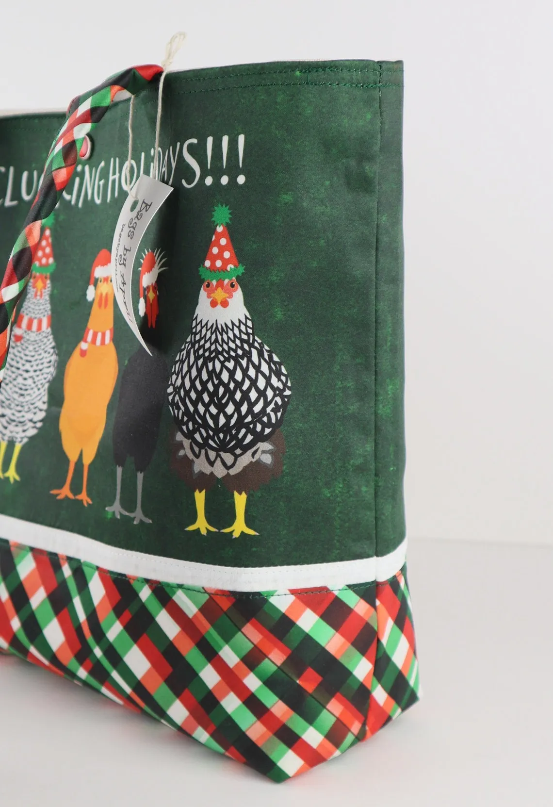 Christmas Chickens Shoulder Bag Purse
