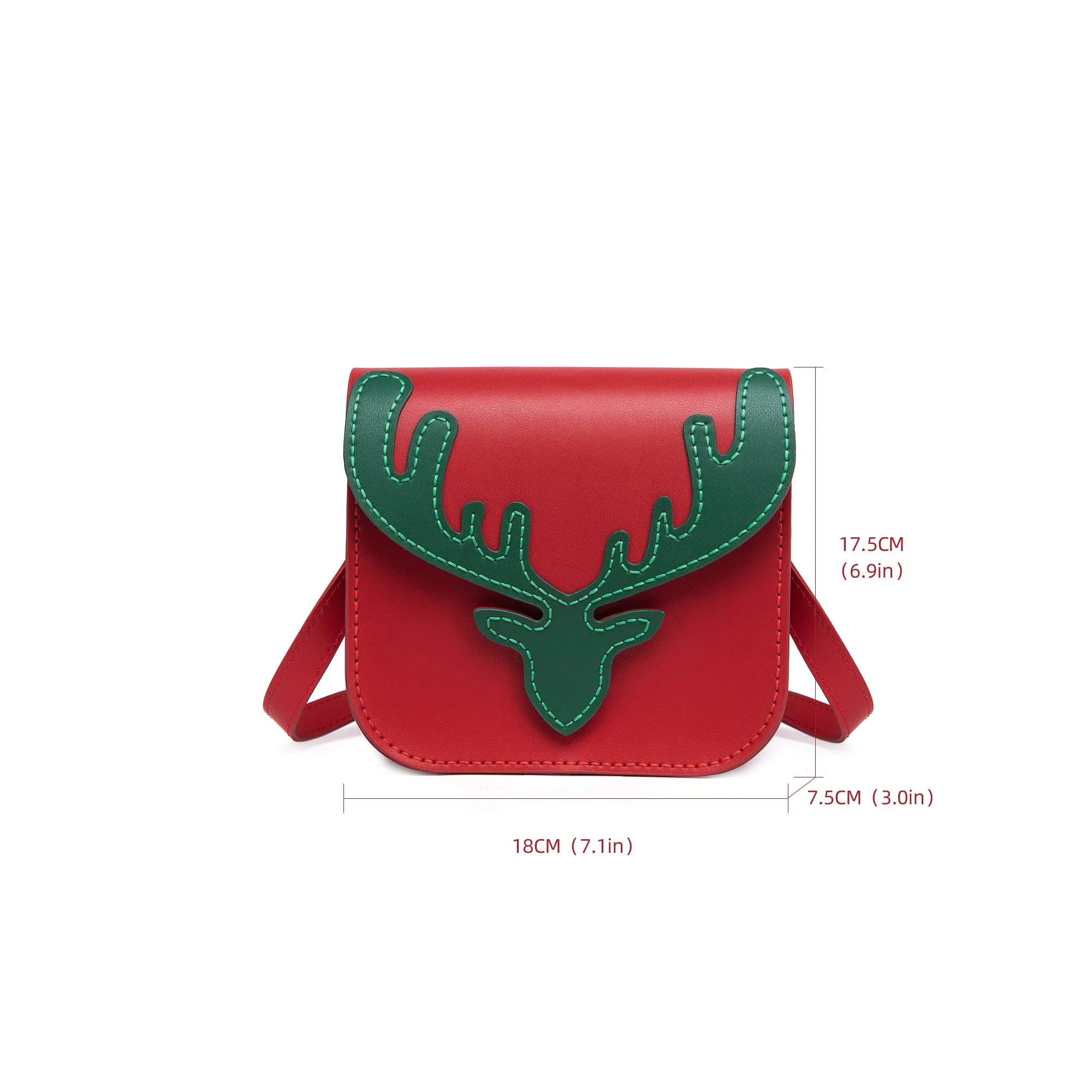 Christmas Elk Leather Bag Kit