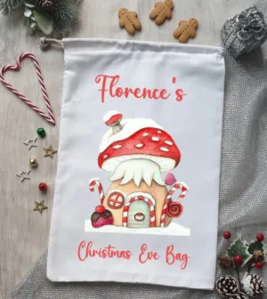 Christmas Eve Personalised Christmas Sack - Design 9