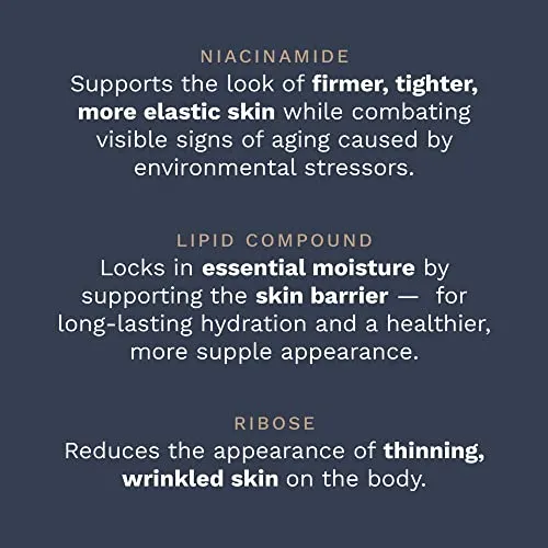 City Beauty InvisiCrepe Body Balm - Firming Body Cream - Solution for Wrinkles & Crepe Skin - Chest, Arms, Hands, Stomach, & Legs - Clean Formula with Niacinamide - Anti-Aging Cruelty-Free Skin Care
