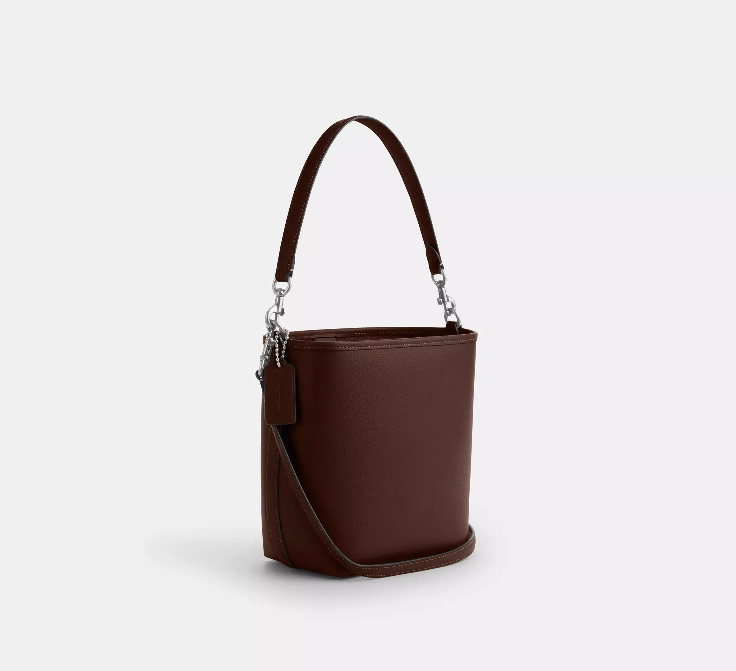 City Bucket Bag - Pebbled Leather