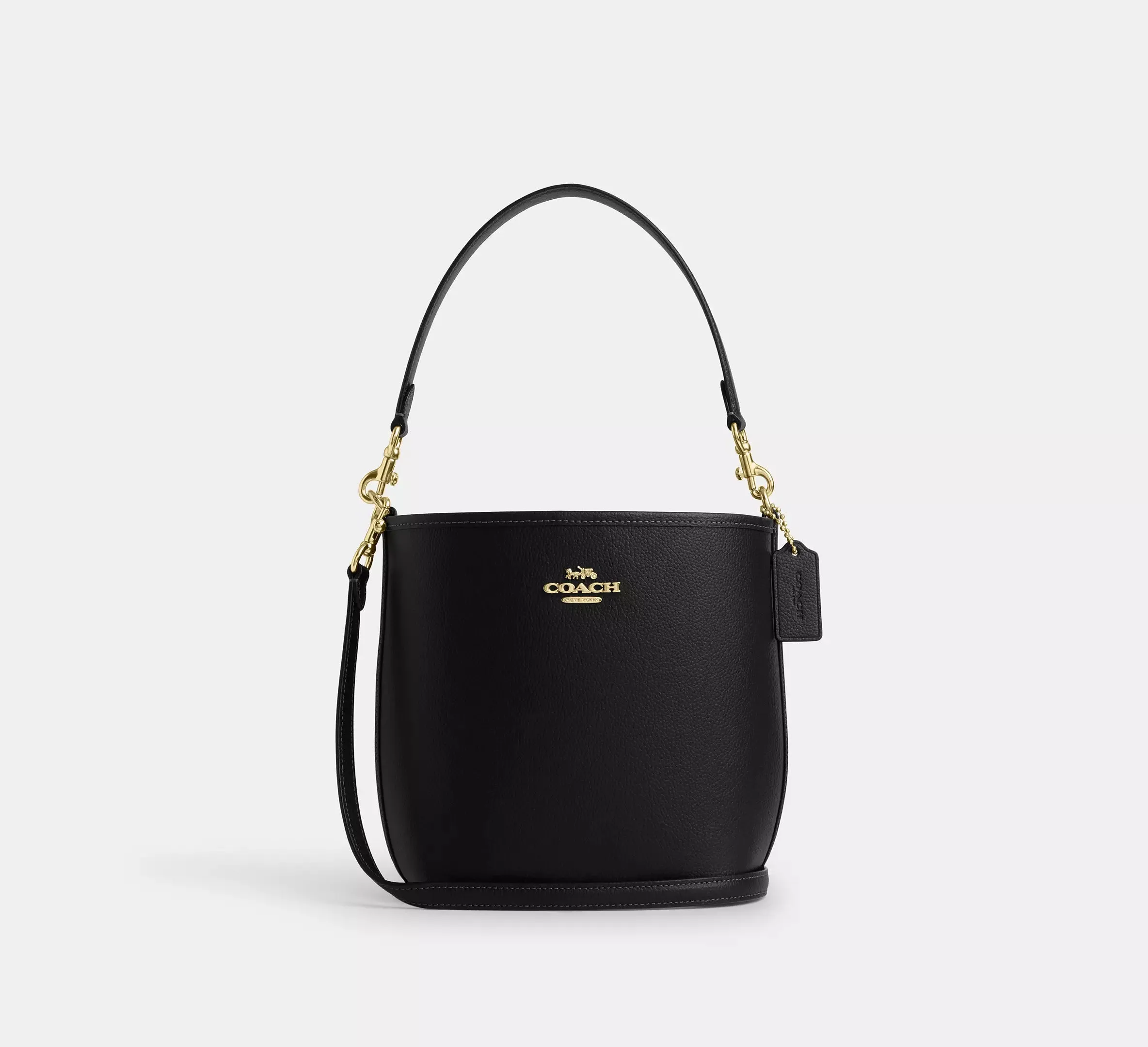 City Bucket Bag - Pebbled Leather