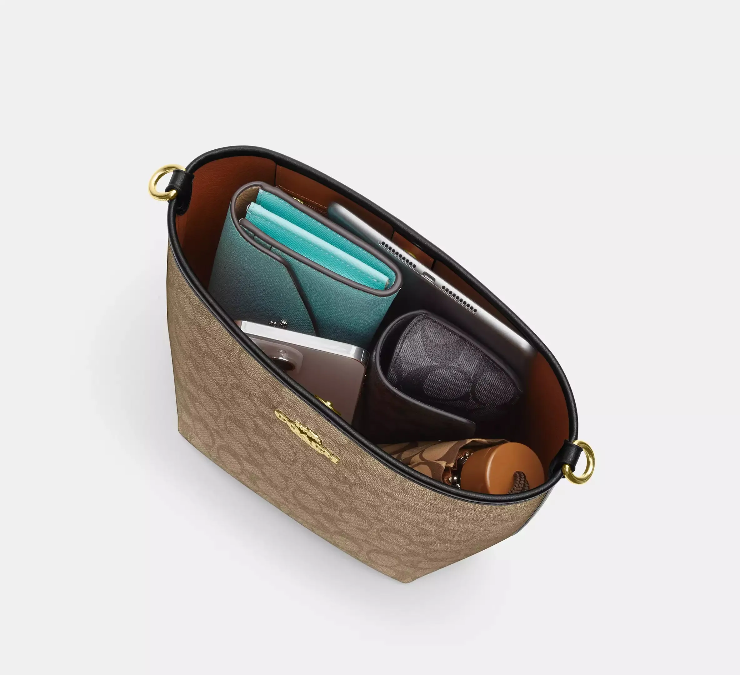 City Bucket Bag - Pebbled Leather