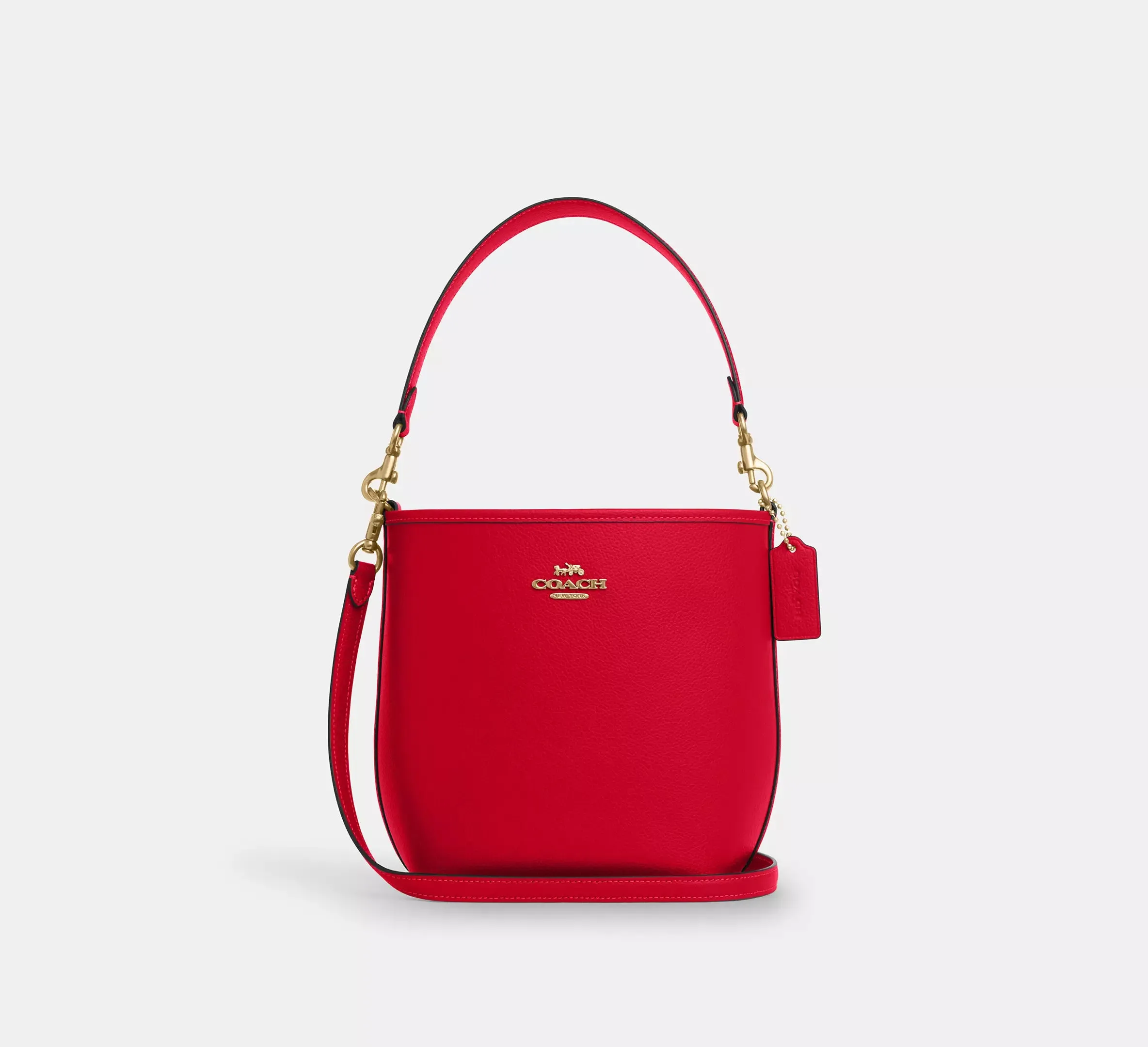 City Bucket Bag - Pebbled Leather