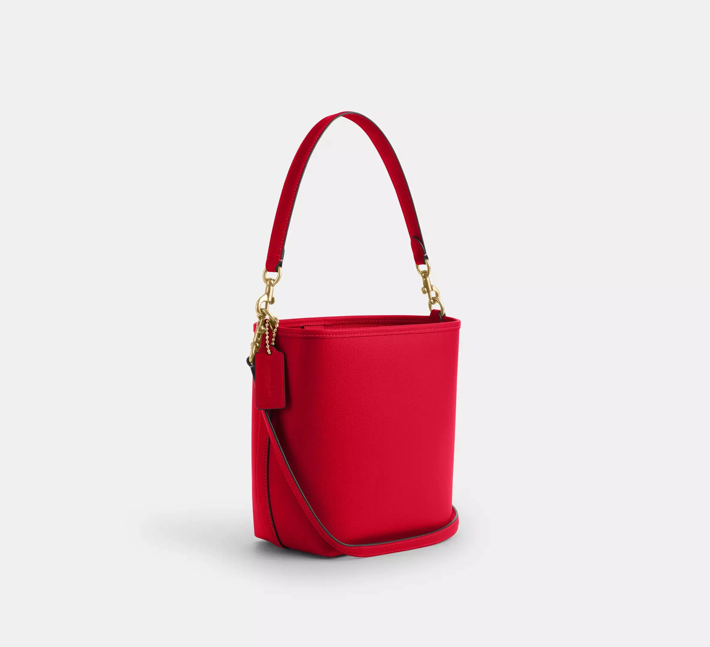 City Bucket Bag - Pebbled Leather