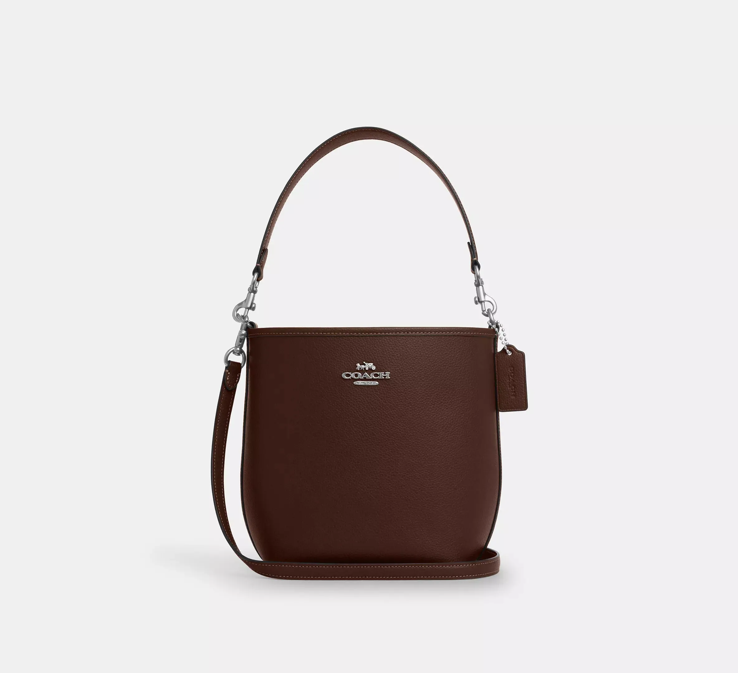 City Bucket Bag - Pebbled Leather
