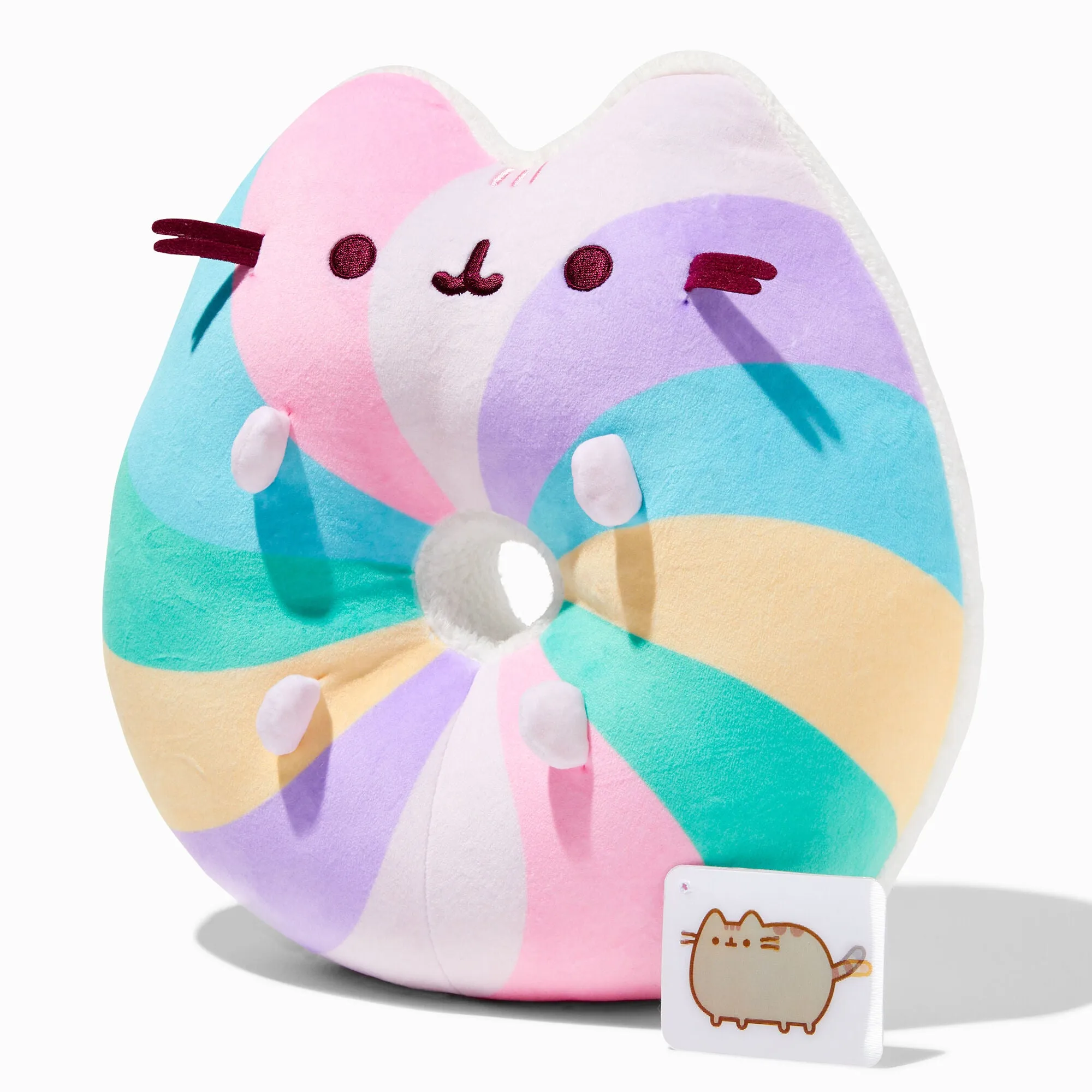 Claire's Pusheen Large Rainbow Donut Plush Toy