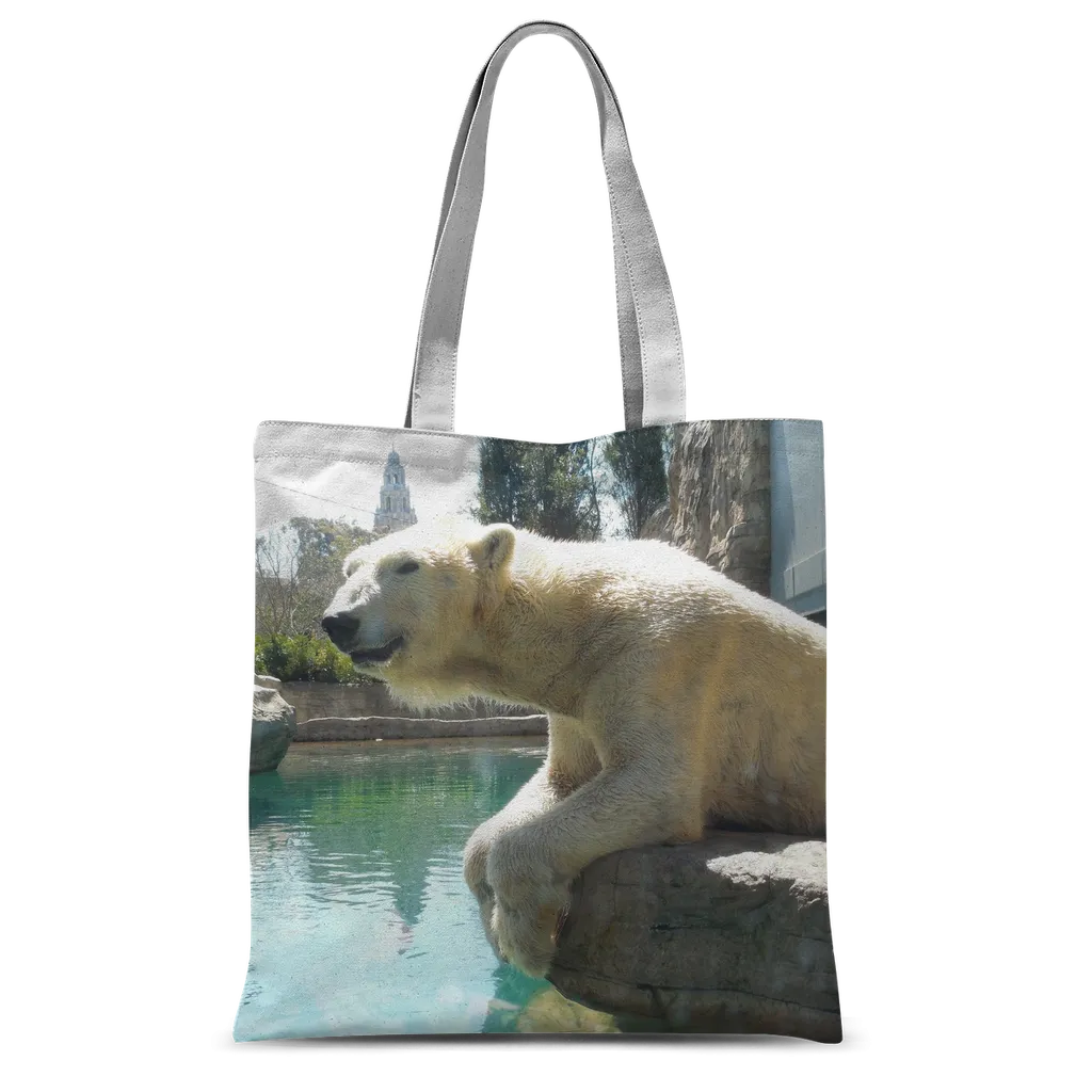 Classic Sublimation Tote Bag - Arctic Polar Bear Collection