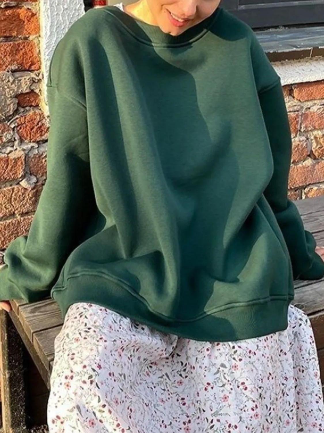Coastal Days Drop Shoulder Sweatshirt