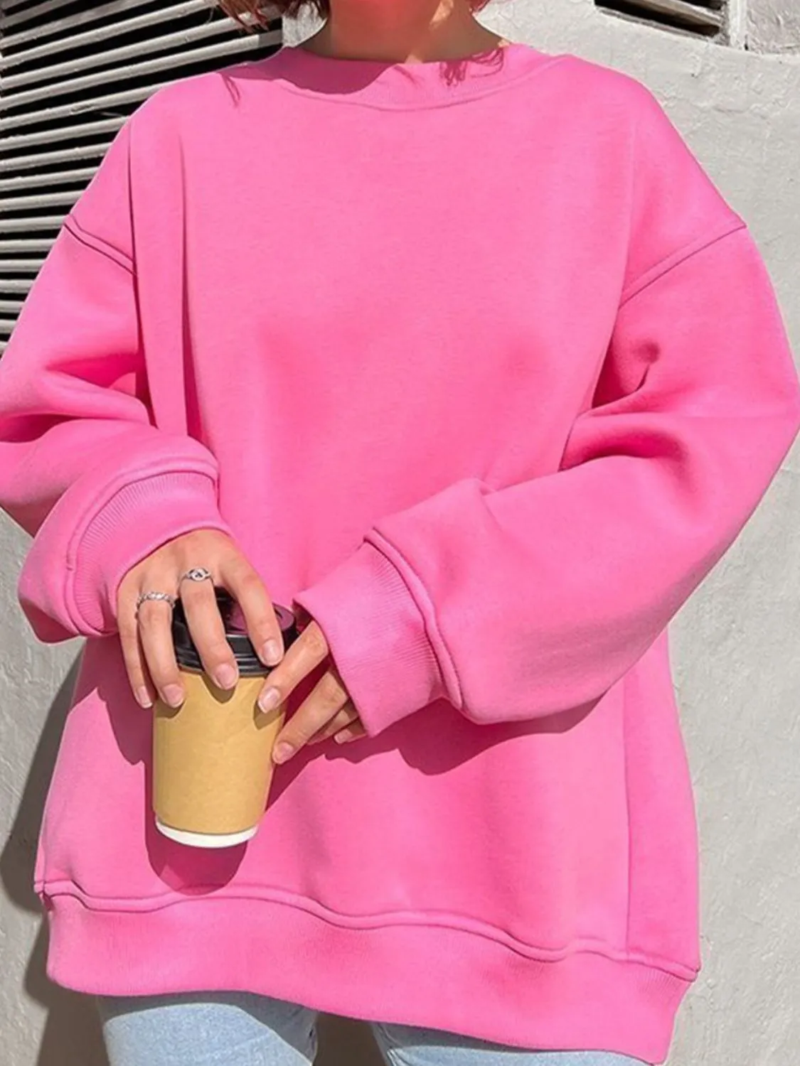 Coastal Days Drop Shoulder Sweatshirt