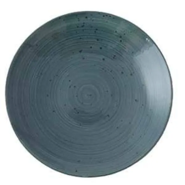 Continental Elements Rustic Blue Coupe Plate 17 Cm