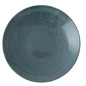 Continental Elements Rustic Blue Coupe Plate 17 Cm