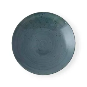 Continental Elements Rustic Blue Coupe Plate 17 Cm