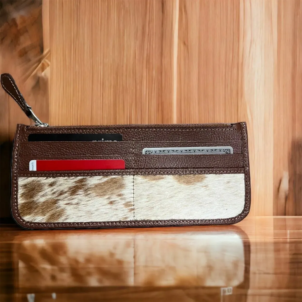 Cowhide wallet bag insert