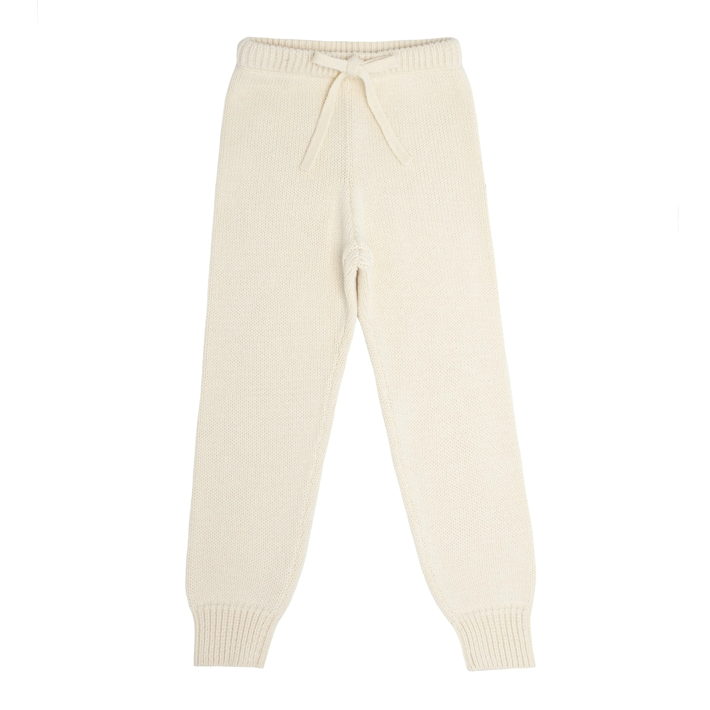 Cream Knit Pant