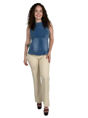 Cream Pants