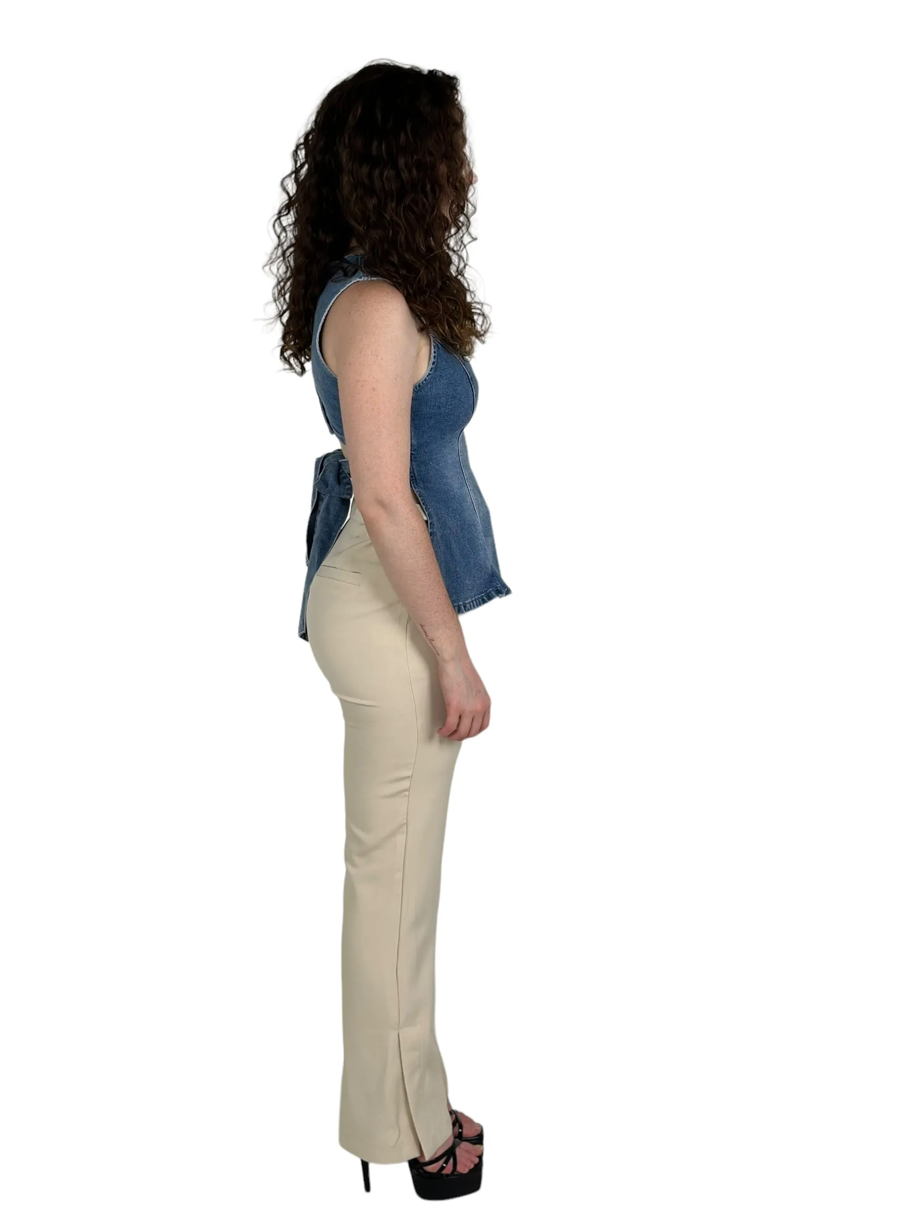 Cream Pants