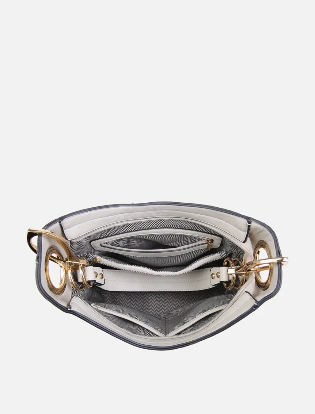 Crocodile Print Hobo Bag