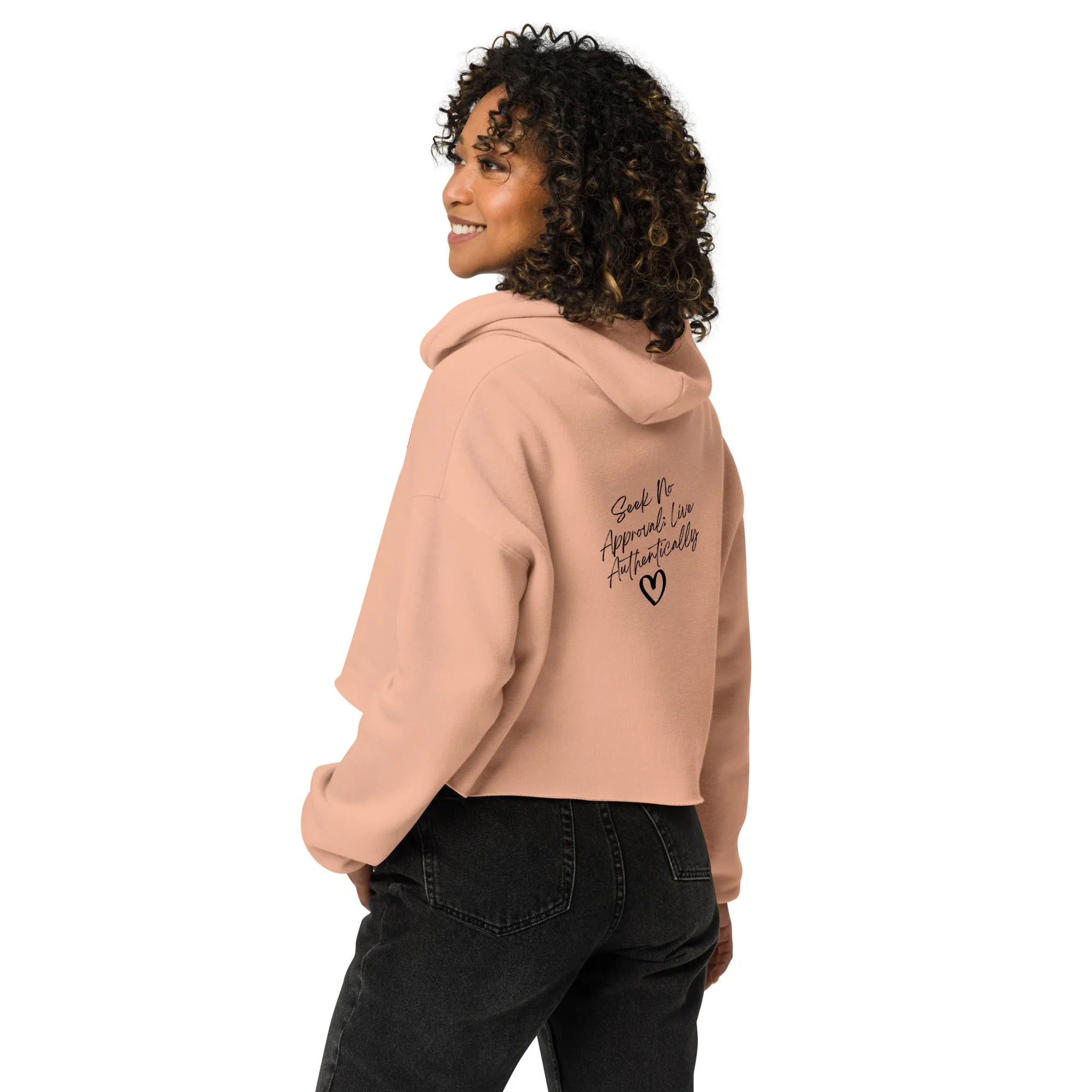 Crop Hoodie (Seek No Approval)