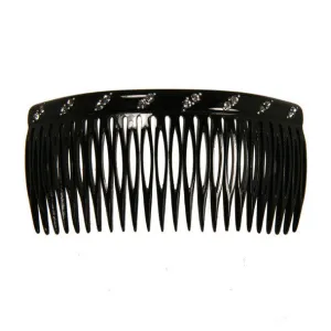 Crystal Classic Extra Large Black Side Comb