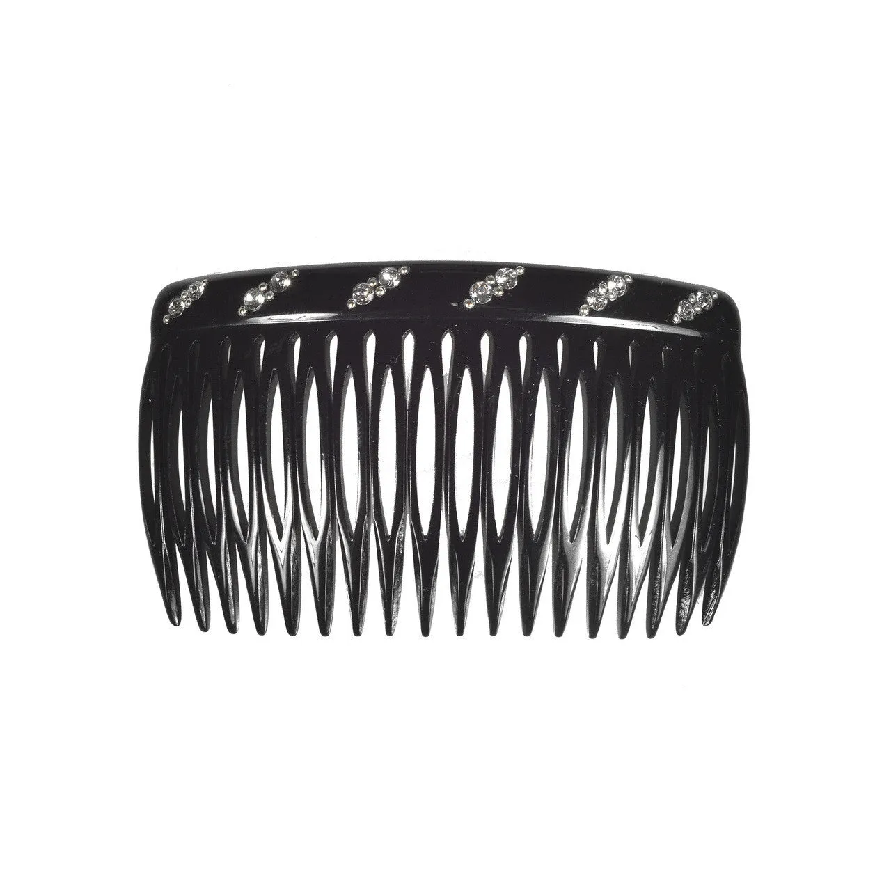 Crystal Classic Large Black Side Comb