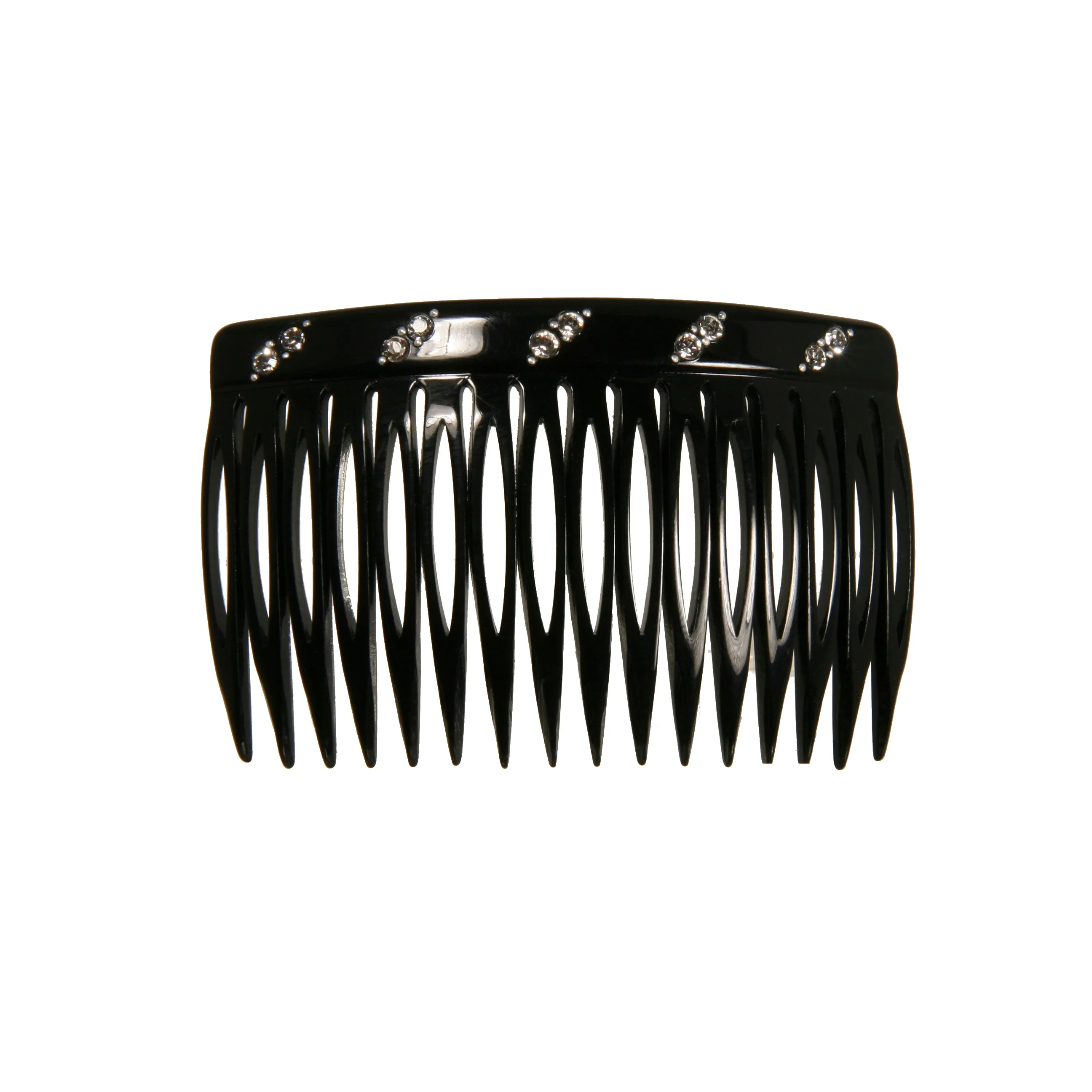 Crystal Classic Medium Black Side Comb