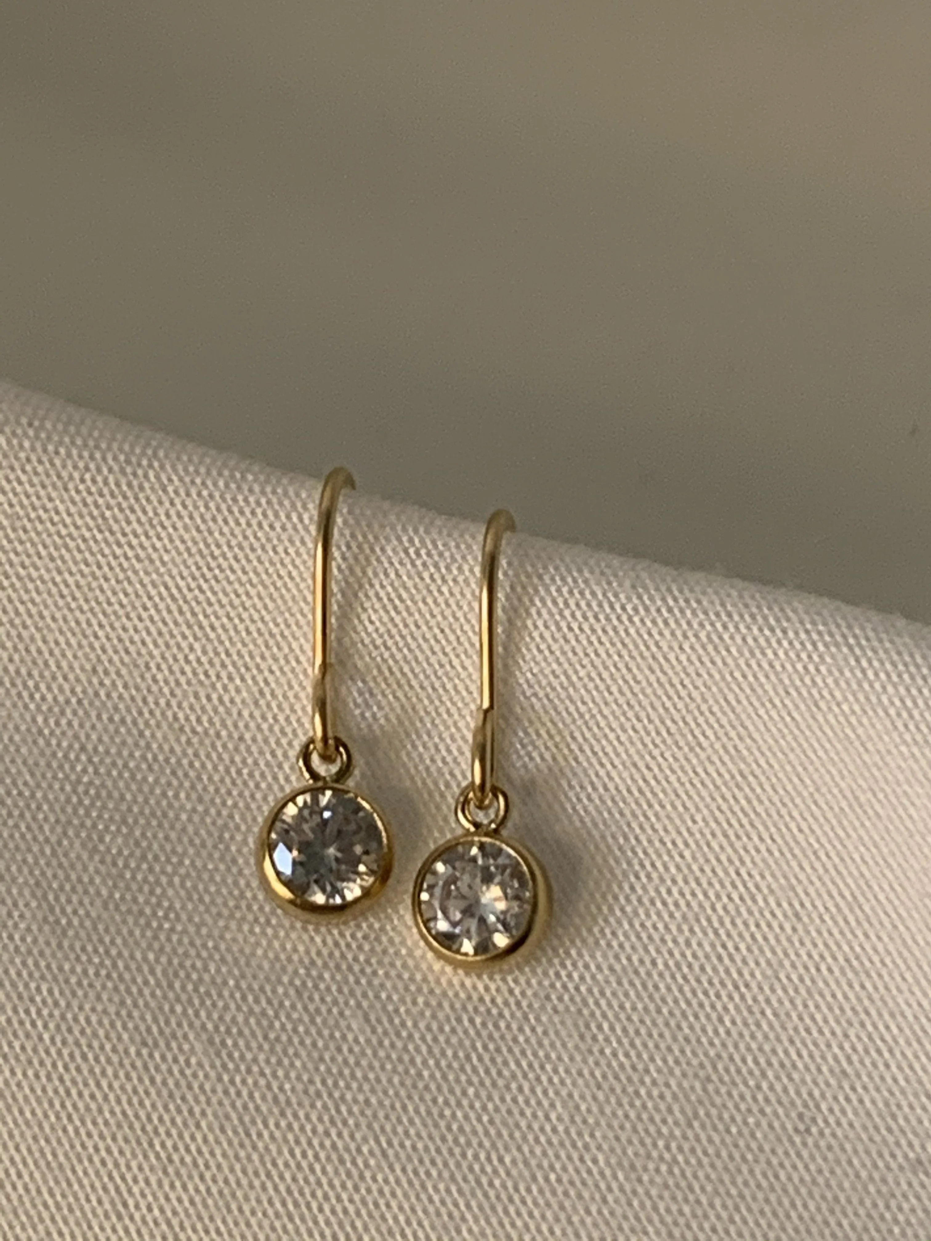 Cubic Zirconia Dangle Earrings