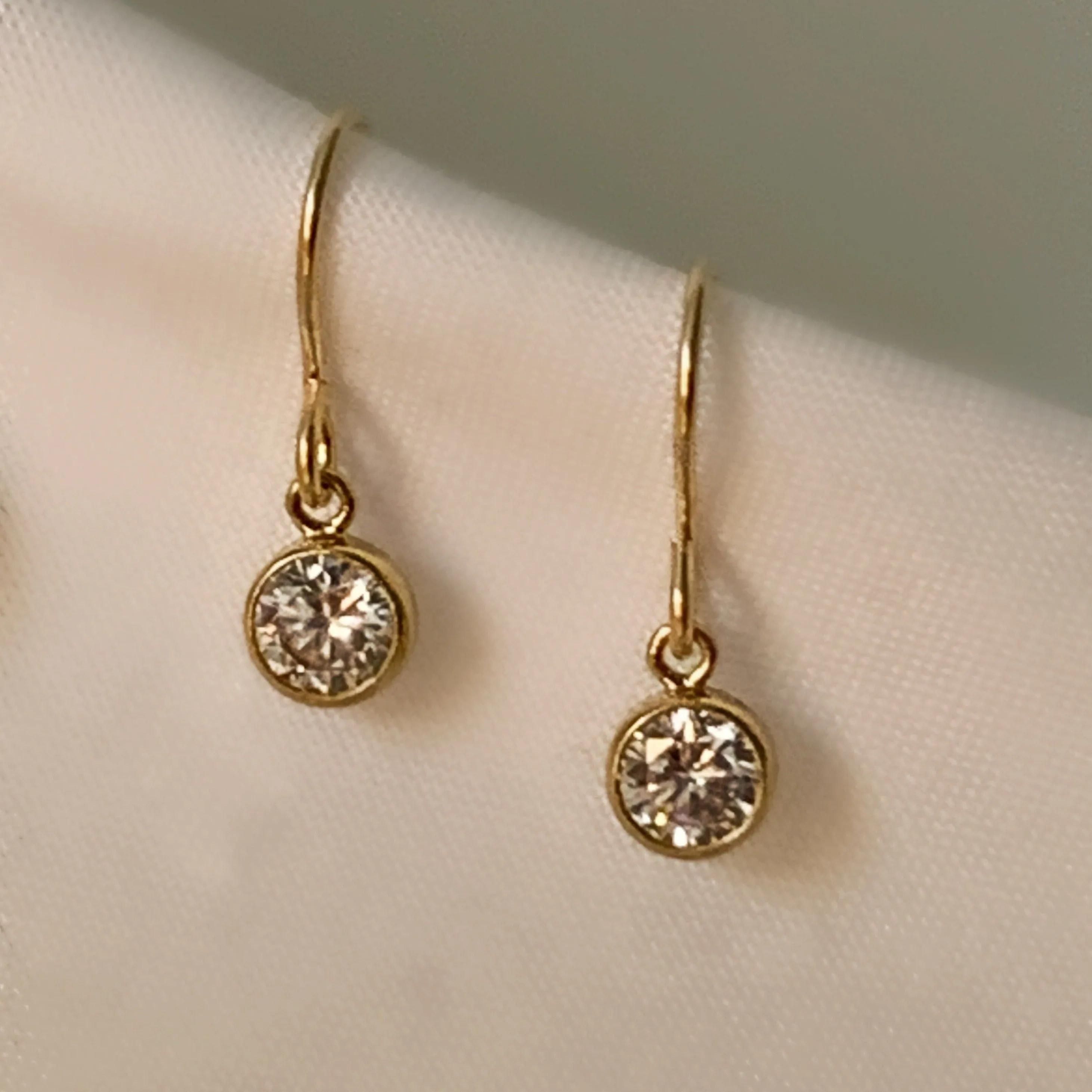 Cubic Zirconia Dangle Earrings