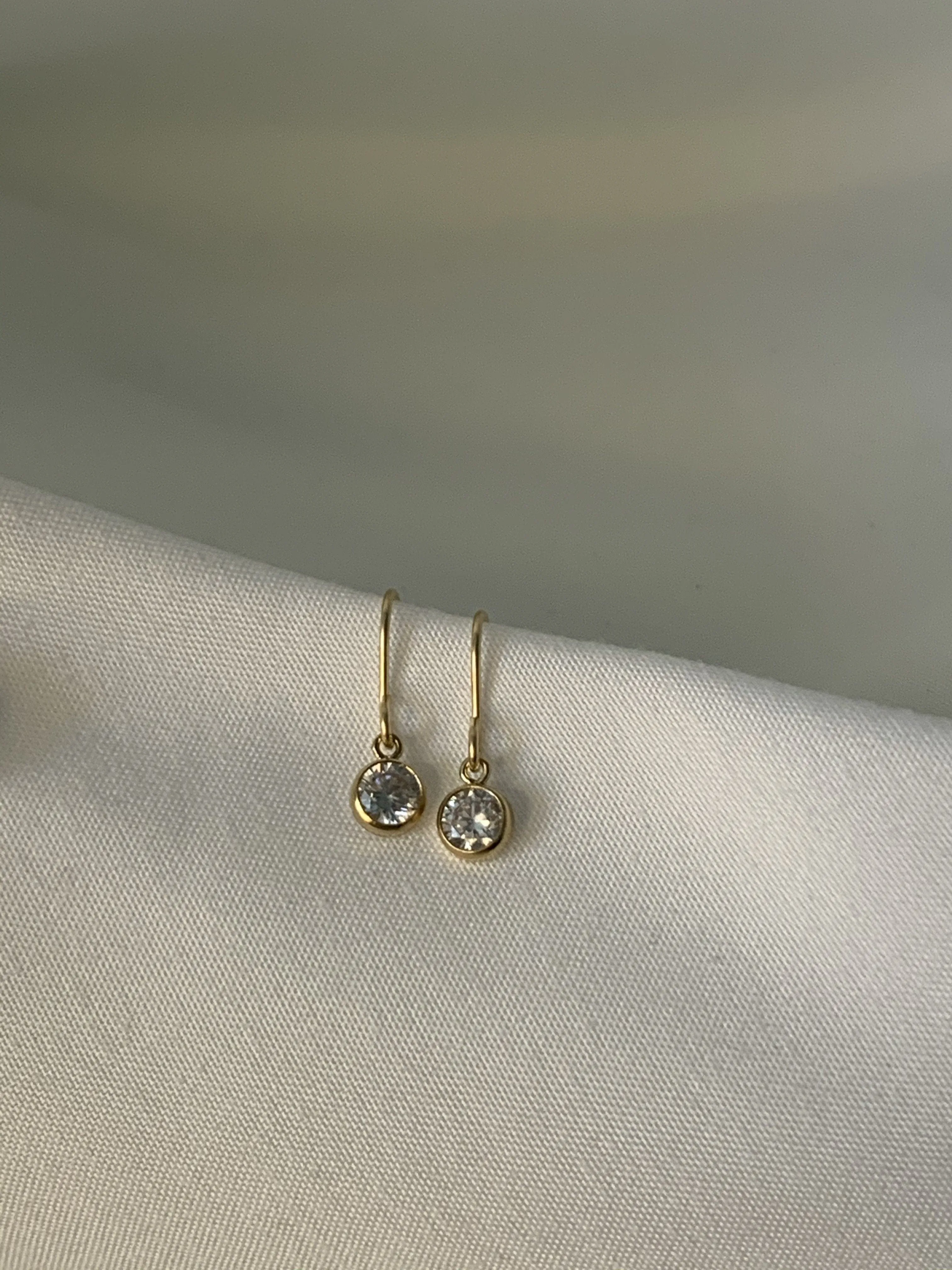Cubic Zirconia Dangle Earrings