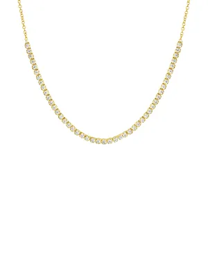 Cupcake Tennis Chain Necklace 14K