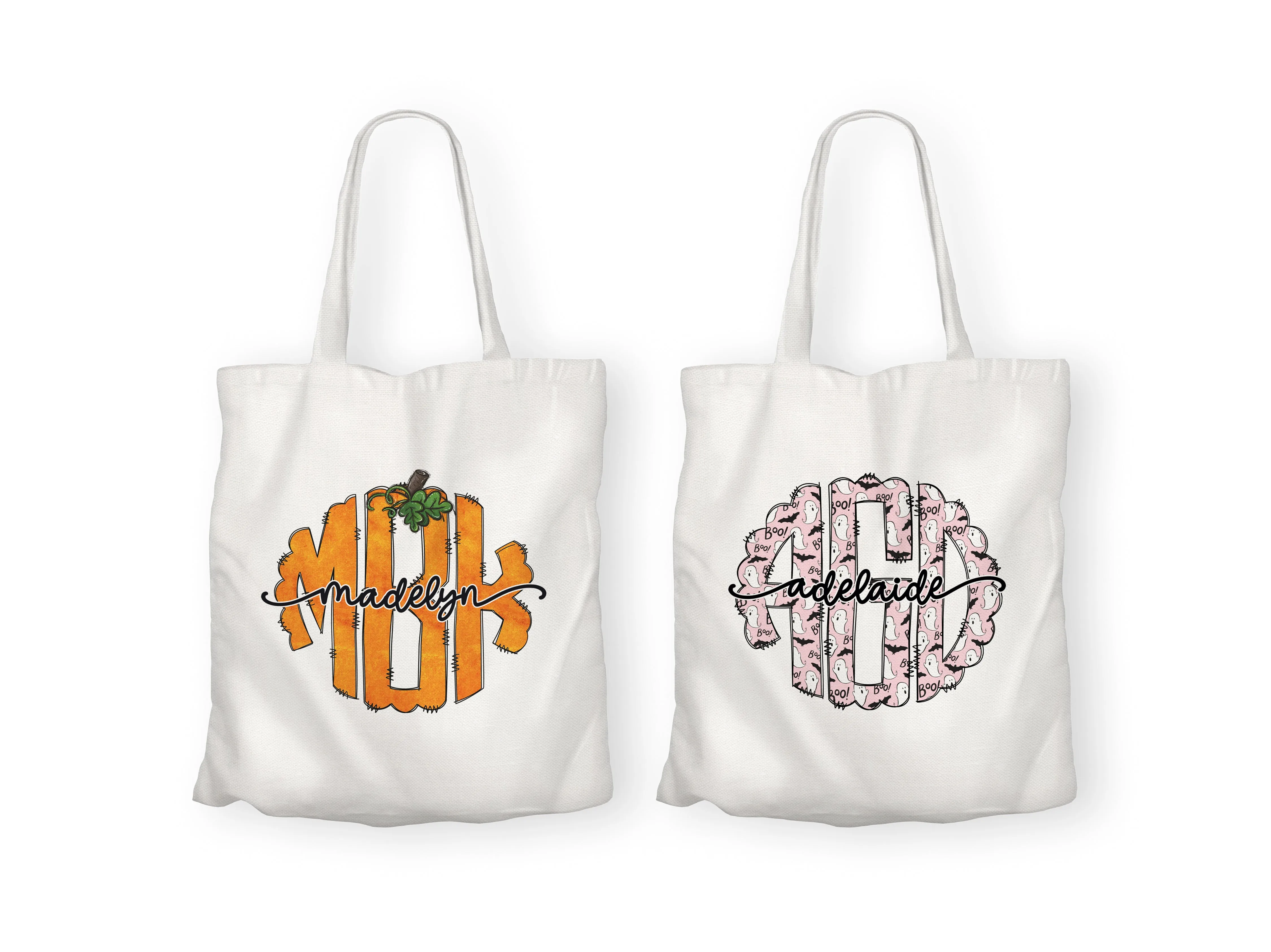 Custom Monogram Halloween Bag